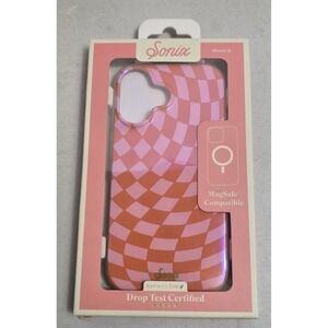 Sonix Apple iPhone 16 Case with MagSafe - Checkmate Pink